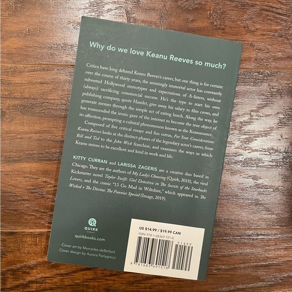 Keanu Reeves Biography Book For Your Consideration Dracula Point Break Matrix - Picture 2 of 2